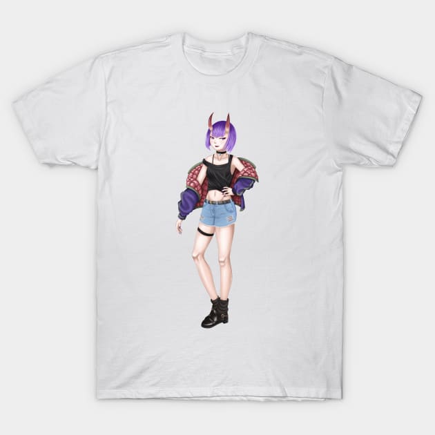 Shuten Street T-Shirt by Antonydraws